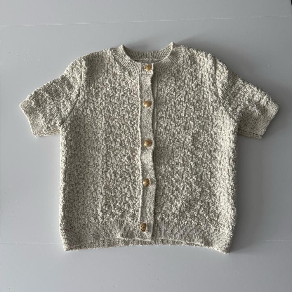 H&M Cream Knit Cardigan